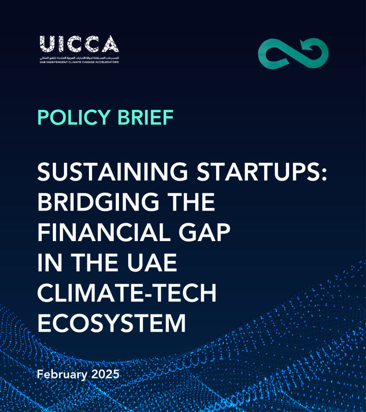 SUSTAINING STARTUPS: Bridging the financial gap in the uae climate-tech ecosystem